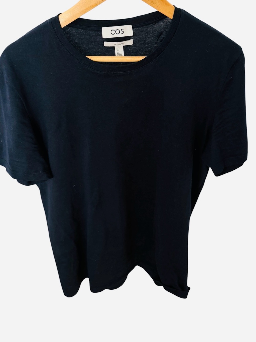 COS navy blue t-shirt size medium